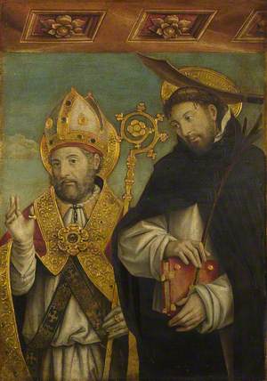 Saint Peter Martyr and a Bishop Saint (probably Saint Evasio)