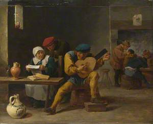 Peasants making Music in an Inn