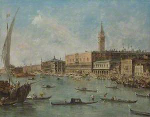 Venice: The Doge's Palace and the Molo from the Basin of San Marco