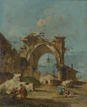 A Caprice with a Ruined Arch