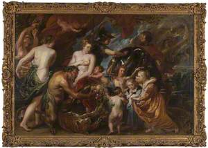 Minerva protects Pax from Mars ('Peace and War')
