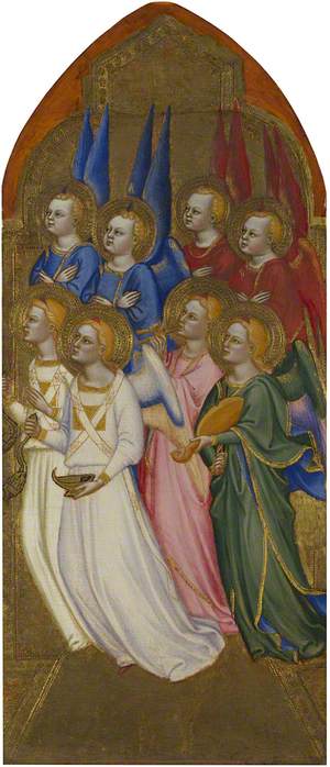 Seraphim, Cherubim and Adoring Angels: Right Pinnacle Panel