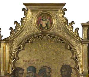 Saint Michael: Roundel above Left Panel