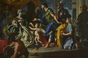 Dido receiving Aeneas and Cupid disguised as Ascanius