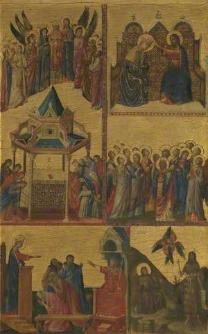 Scenes from the Lives of the Virgin, Saint John the Evangelist, Saint Catherine of Alexandria, Saint Francis and Saint John the Baptist
