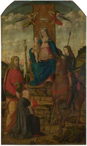 The Virgin and Child with Saints George, James the Greater and a Donor