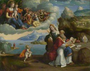 Saint Augustine with the Holy Family and Saint Catherine of Alexandria ('The Vision of Saint Augustine')