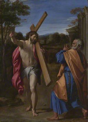 Christ appearing to Saint Peter on the Appian Way (Domine, Quo Vadis?)