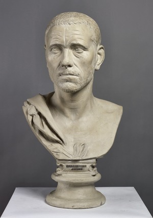 Bust of a Man with Drapery over His Shoulder