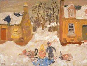Snow from the Studio Window (The Gordon Children)