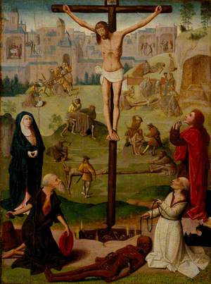 The Crucifixion with Saint Jerome and Saint Dominic, and Scenes from the Passion