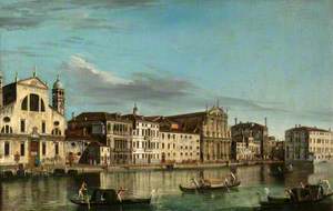 The Grand Canal: Santa Lucia and the Church of the Scalzi, Venice