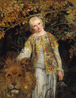 Una and the Lion (from Spenser's 'The Faerie Queene')