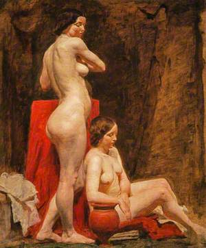 Study of Two Female Nude Models