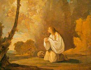 The Penitent Saint Mary Magdalene in a Landscape