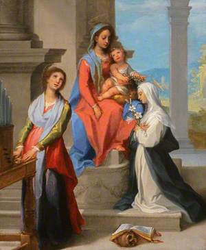 Madonna and Child with Saint Catherine of Siena and Saint Cecilia