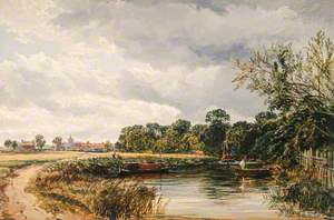 An English Canal Scene