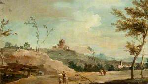 Hilly Landscape with a Ruined Tower