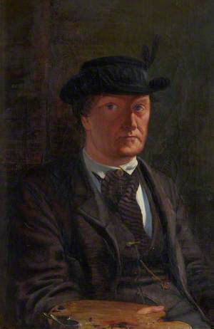 William Bell Scott (1811–1890), Poet and Artist, Self Portrait