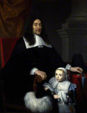 Sir William Davidson of Curriehill (1615/1616–1689), Conservator of the Staple at Veere, with his Son Charles