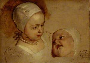 Princess Elizabeth (1635–1650) and Princess Anne (1637–1640), Daughters of Charles I