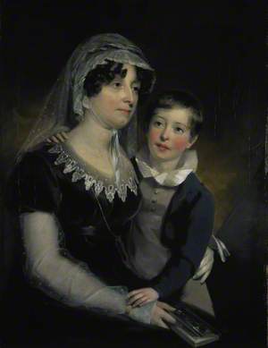 Carolina Oliphant (1766–1845), Lady Nairne, Songwriter, with her Son William Murray Nairne (1808–1837), Later 6th Lord Nairne