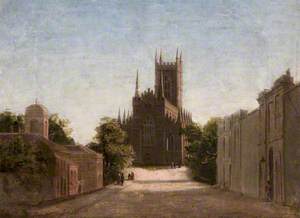 View of the Cathedral and Mall, Downpatrick