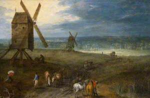 Landscape with Windmills