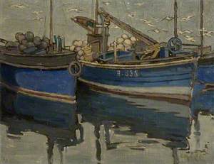 The Gulls and the Boats at Ardglass