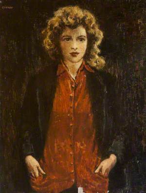 Portrait of a Girl in a Red Cardigan
