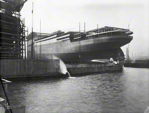 Port stern view on slip prior to launch