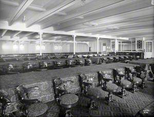 Second class dining saloon