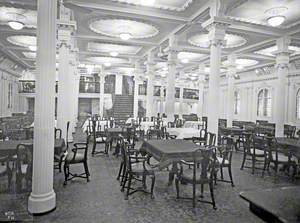 First class dining saloon after refitting