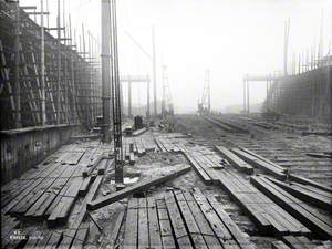 Reconstruction of North Yard No. 8 slip, renumbered 2, for building 'Oceanic'