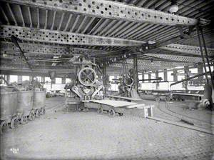 East iron platers' shed interior