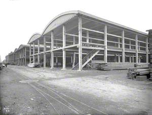 Timber drying sheds, exterior