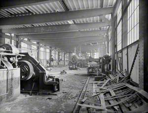 Iron shipwrights' shop interior, Southampton