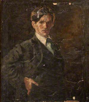 Portrait of a Man with a Hand on His Hip (Self Portrait?)