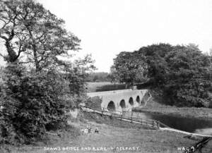 Shaw's Bridge and River Lagan, Belfast