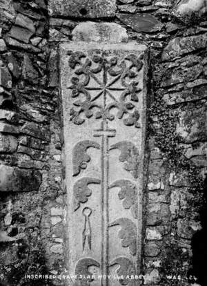 Inscribed Grave Slab, Movilla Abbey