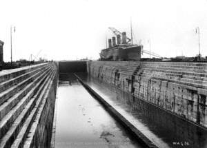 The New Dry Dock and 'Olympic', Belfast