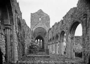 East Window and Nave, Boyle Abbey, Co. Roscommon