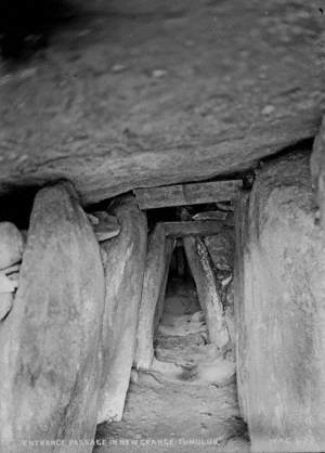 Entrance Passage in New Grange Tumulus