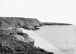 Silver Strand from the Cliffs, Wicklow