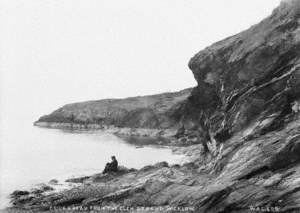 Bride's Head from the Glen Strand, Wicklow