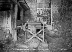 Flax Breaker in a Co. Antrim Scutch Mill, Toome
