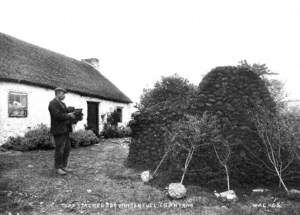 Turf Stacked for Winter Fuel, Co. Antrim