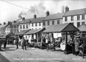 Market Day in Lisburn, Ladies' Outfitting Department