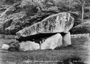 Glendruid Cromlech, Co. Dublin, from South West