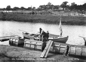 Eel Fishers Unloading the Catch, Toome